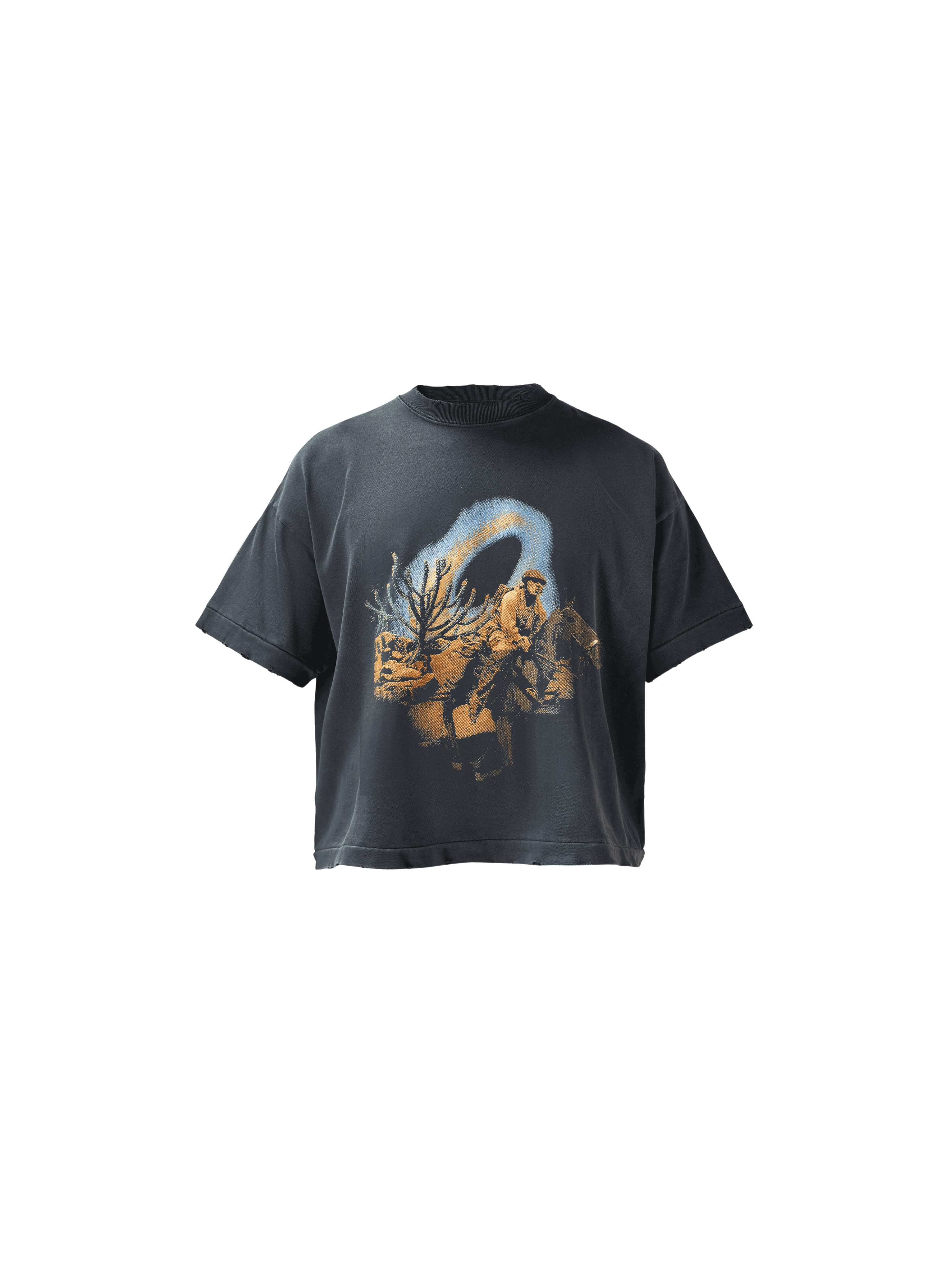 Camiseta Boxy Vaqueiro